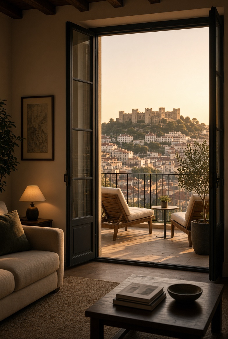 Terrace Residence with private roof terrace and city view